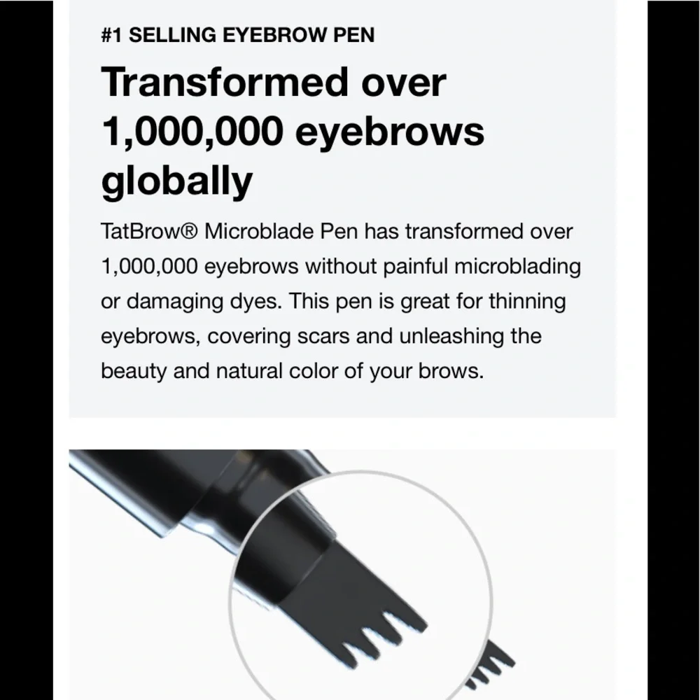 NIB Sealed Eyebrow Microblade Brow Pen 3 Shades